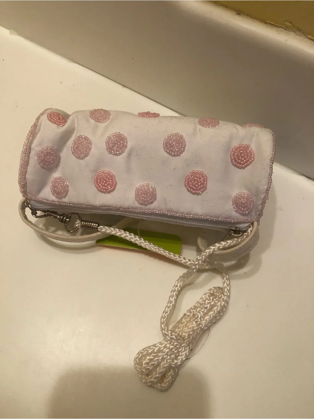 New Little Girl's Barrel Shaped Embellished Purse